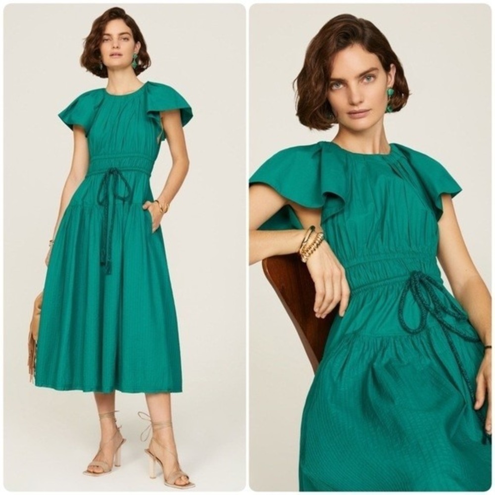 Ulla Johnson Darlene dress in Verdigris Size 4‎